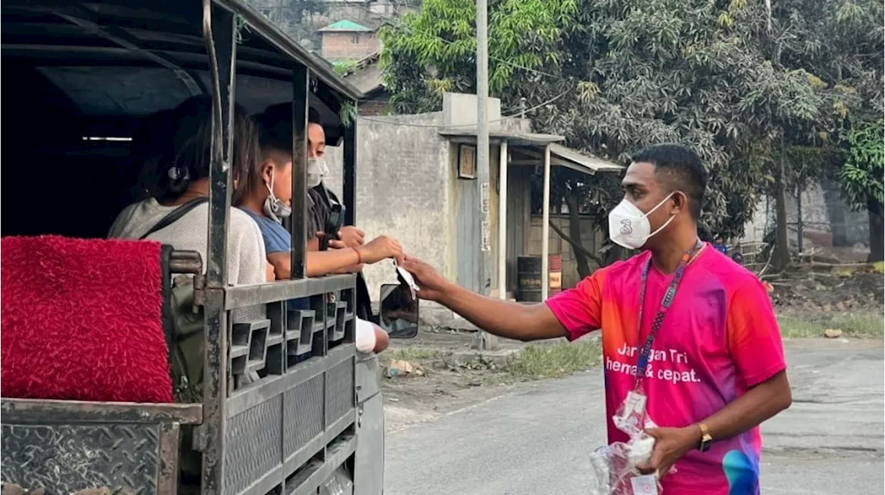 Indosat Boyong BTS, Berikan Dukungan Layanan Telekomunikasi Gratis bagi Korban Erupsi Gunung Lewotobi