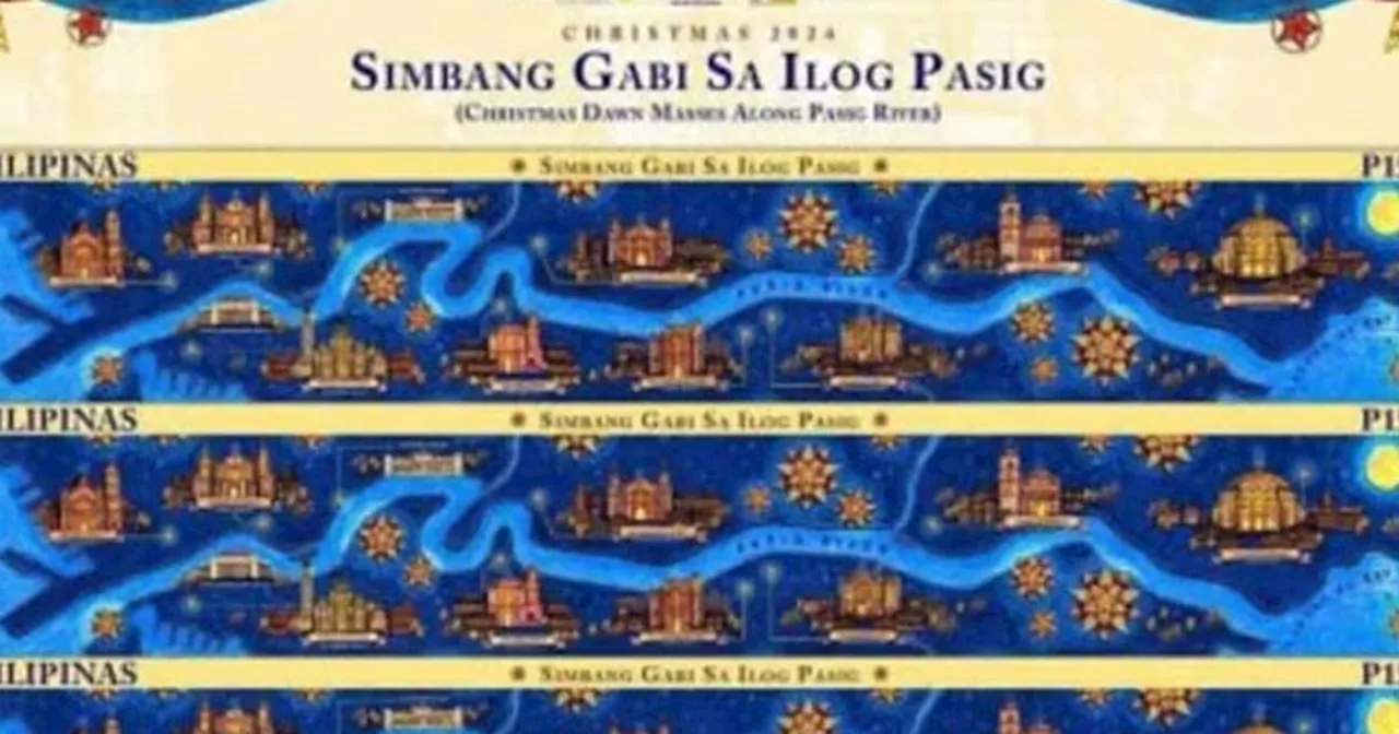 PHLPost Launches 2024 Christmas Stamp Celebrating Historical Churches Along Pasig River