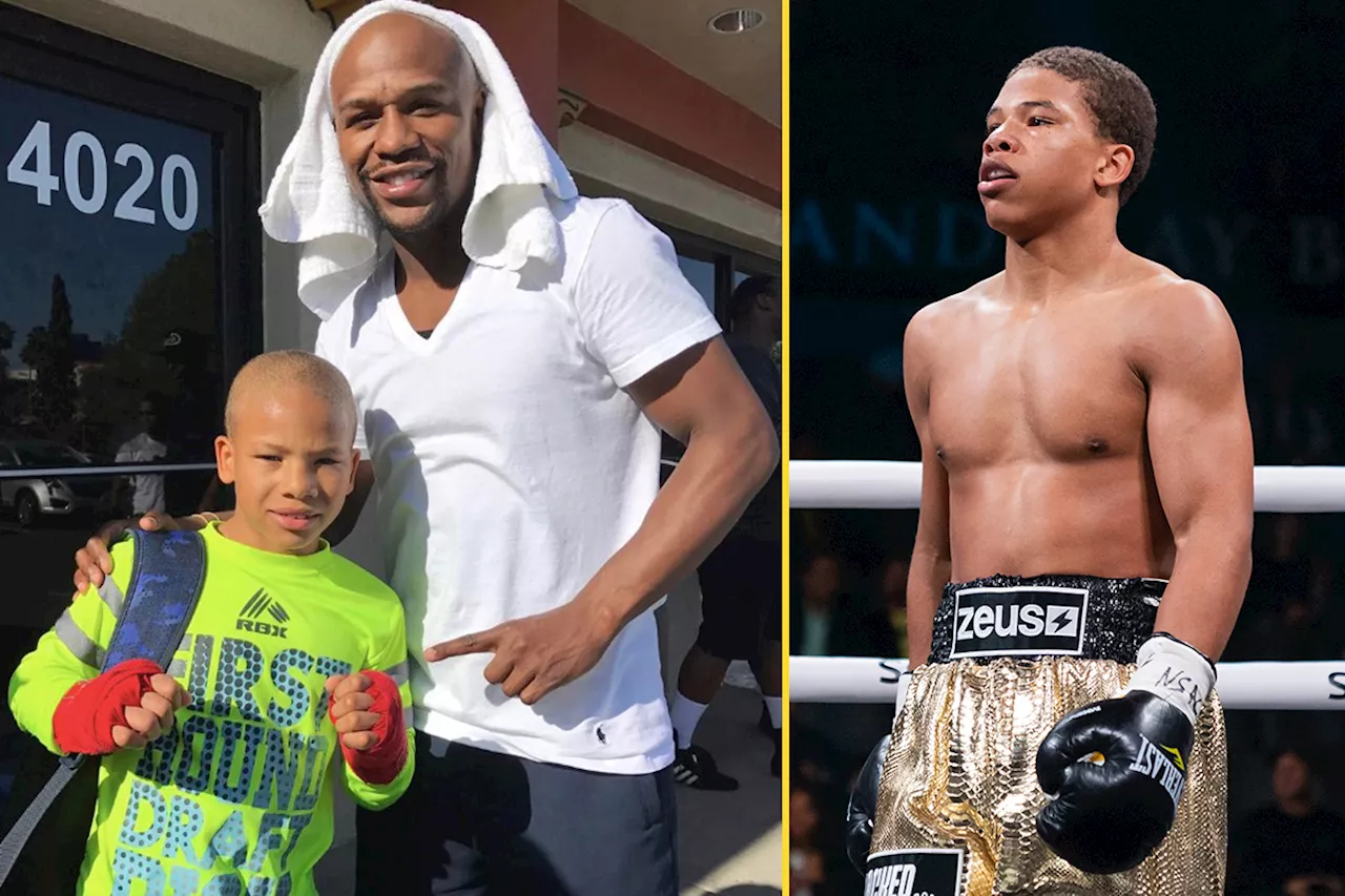 Floyd Mayweather protege explains reason for missing weight by shocking amount that left crowd stunned...