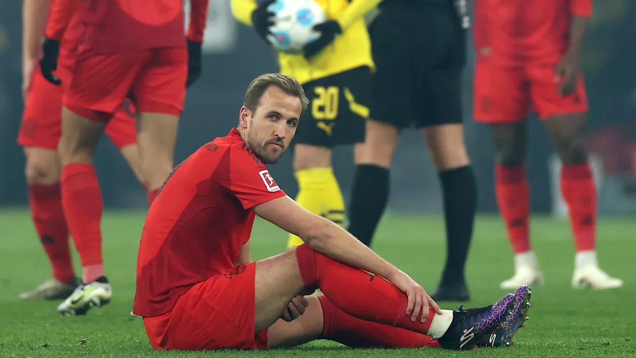 Harry Kane goes off with first half injury in worrying scenes for Bayern Munich...