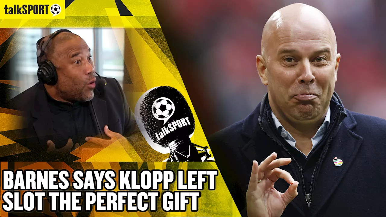 John Barnes says Jurgen Klopp gave Arne Slot the perfect gift when he quit Liverpool