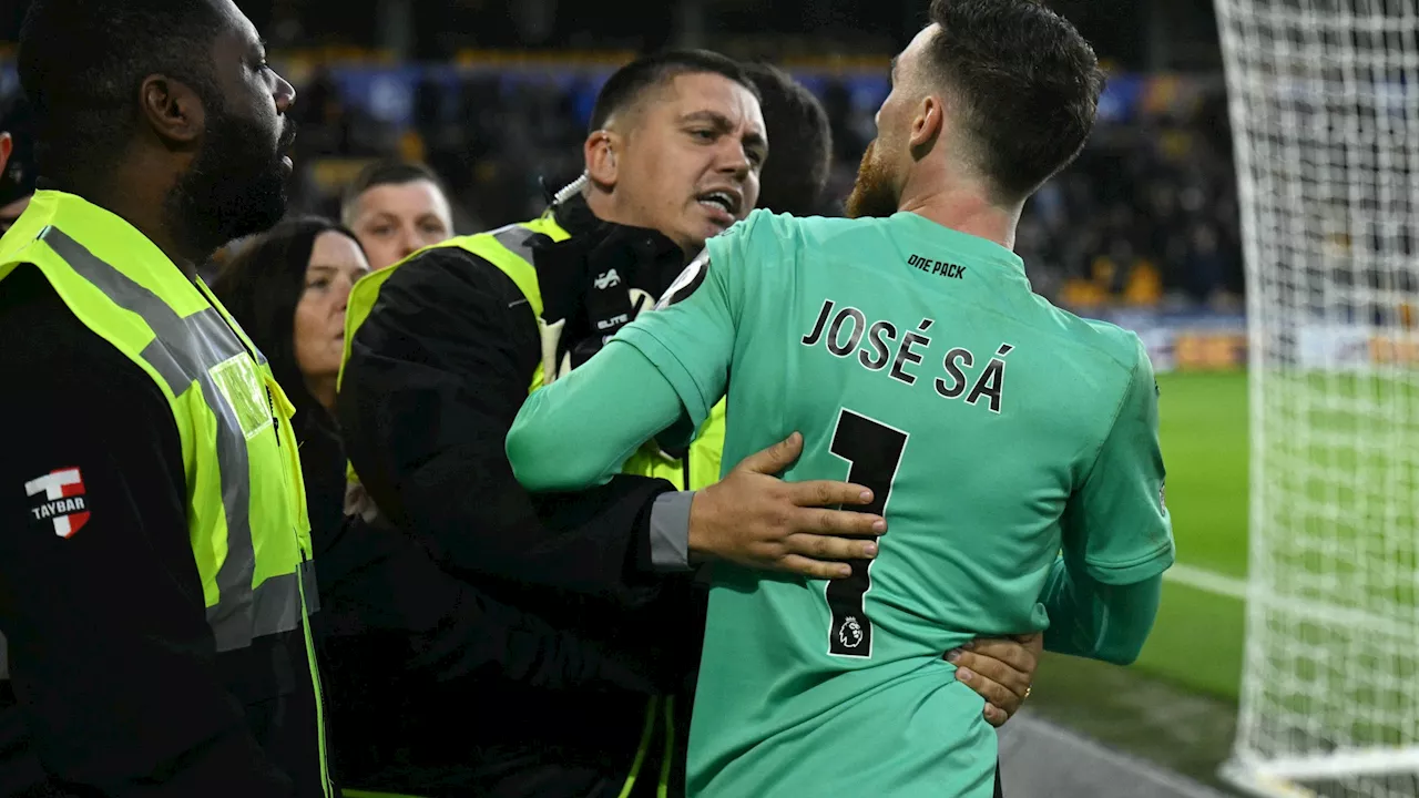 Jose Sa rows with Wolves fan in shocking scenes in Bournemouth defeat...