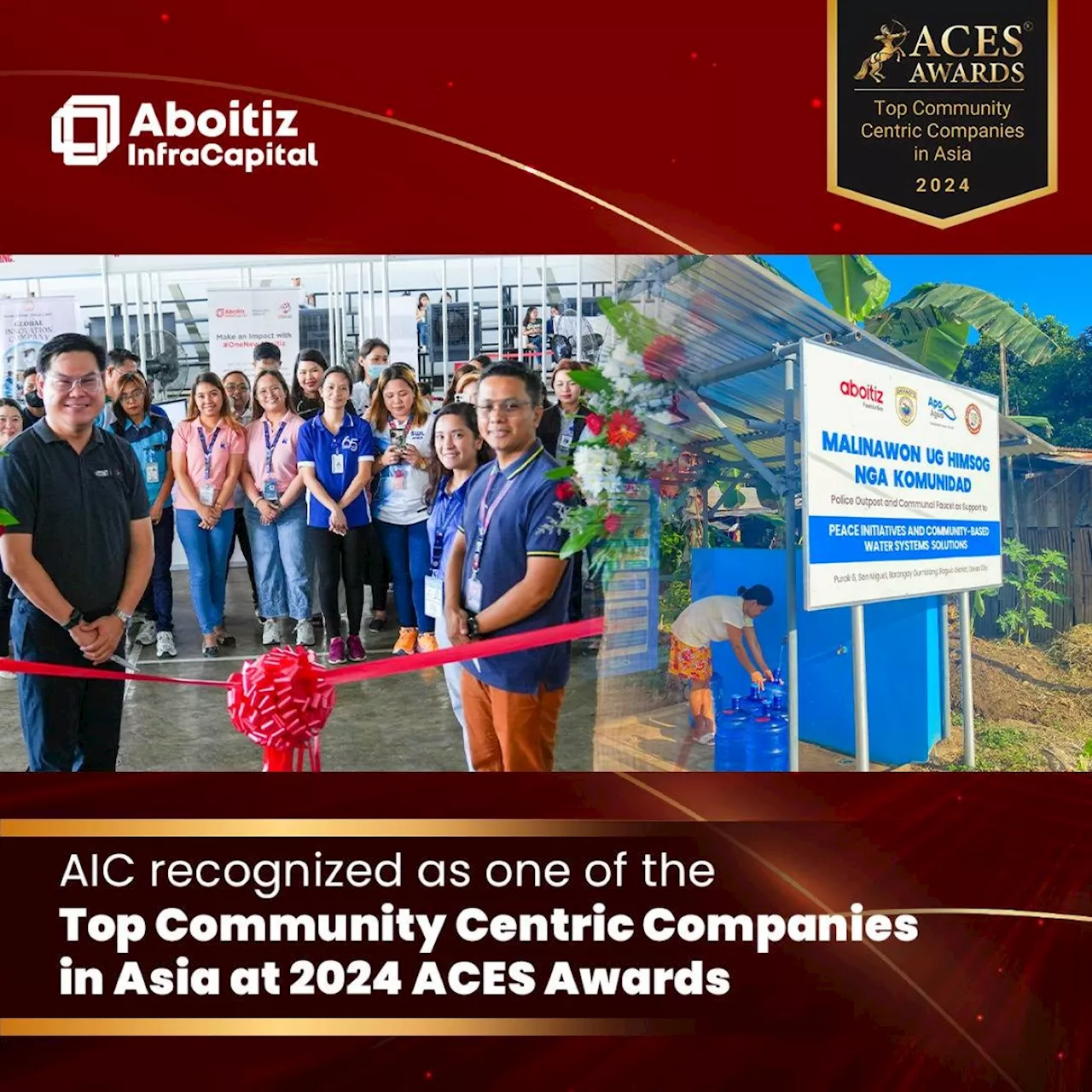 Aboitiz InfraCapital among Asia's top community-centric companies