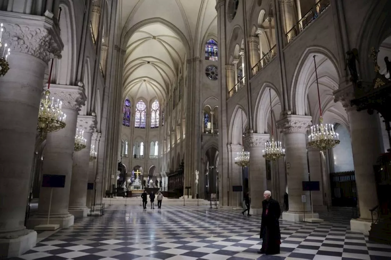 France shows off restored Notre Dame after fire