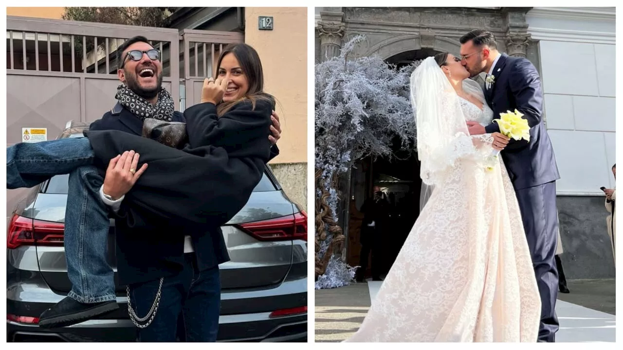 Lorenzo Riccardi e Claudia Dionigi sposi: le foto del matrimonio