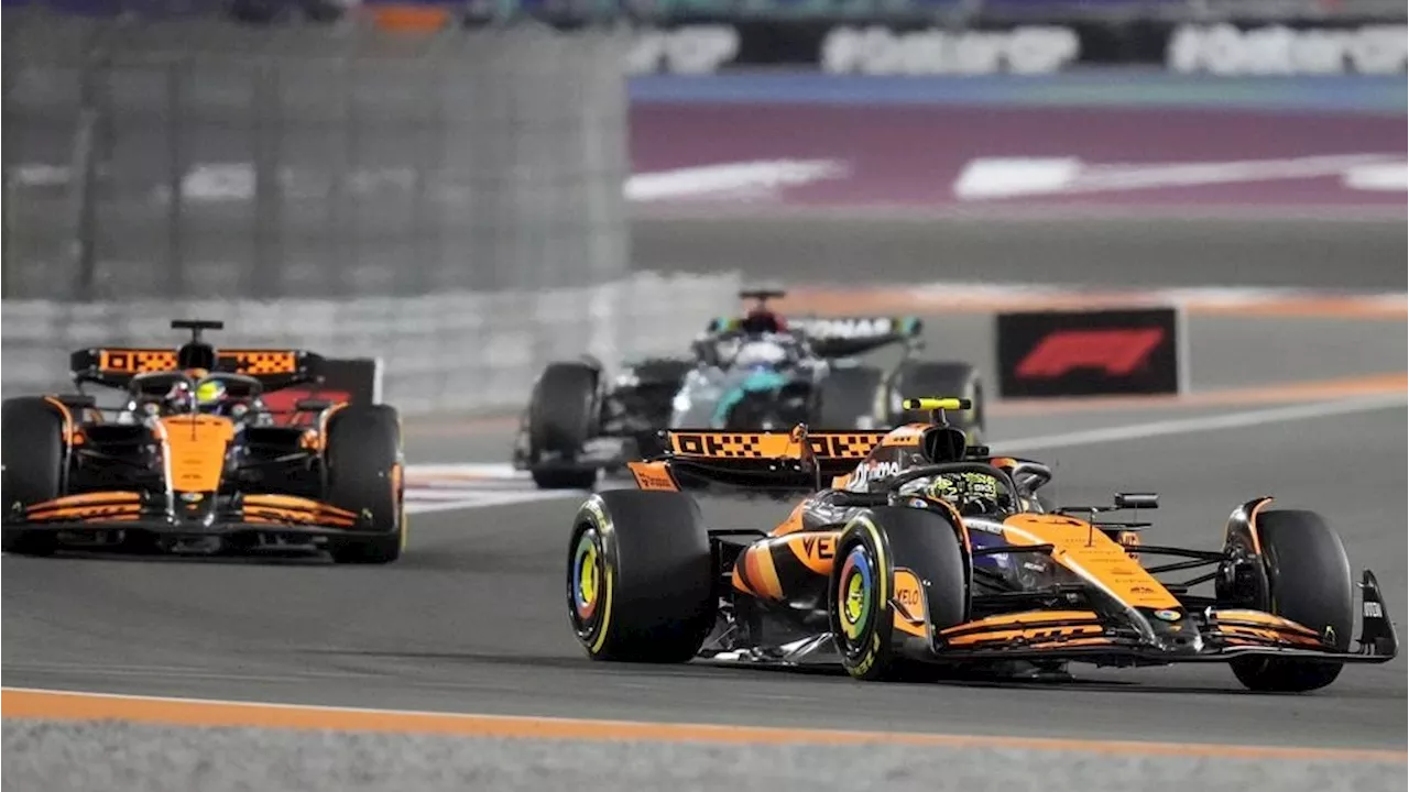 Norris hands Piastri the win in Qatar sprint as McLaren closes in on constructors' title