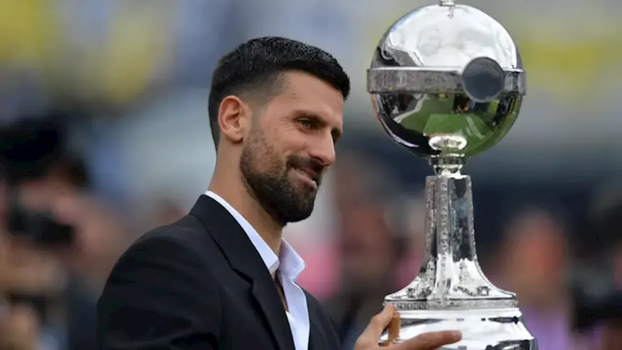 Djokovic, invitado legendario, entrega la Copa Libertadores