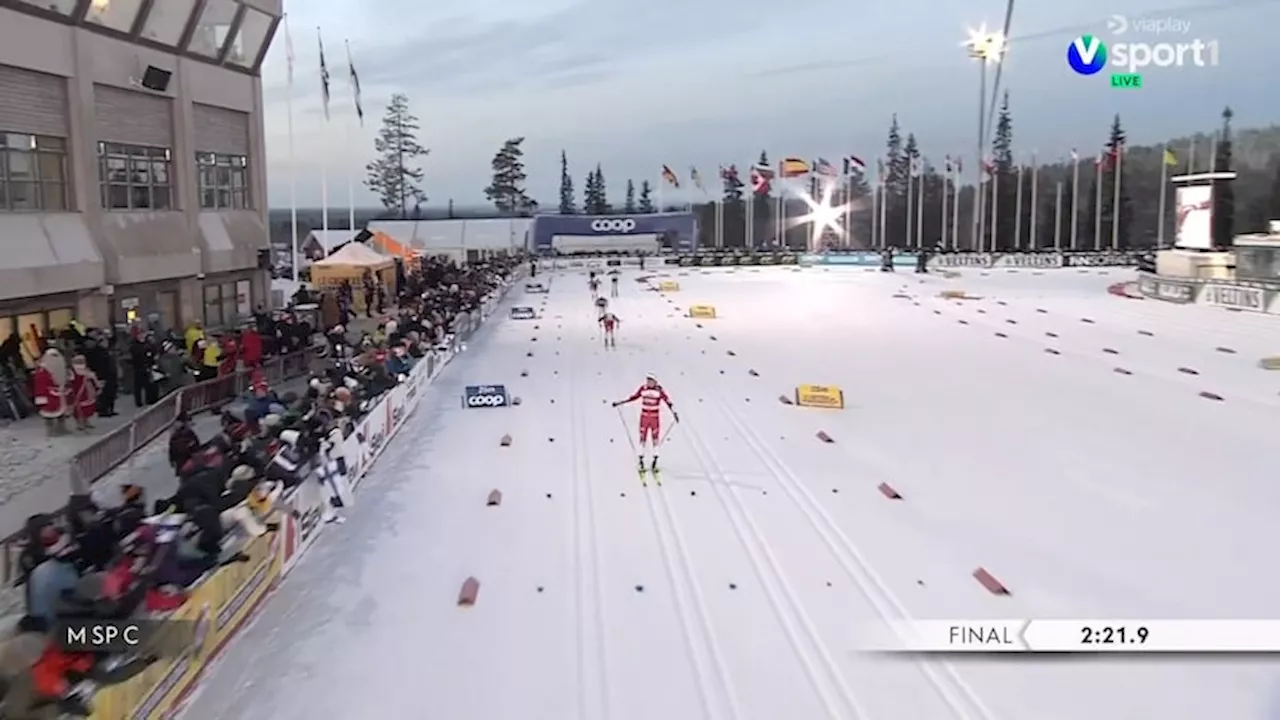 Johannes Høsflot Klæbo Vinner Sprinten På Ruka-bakken