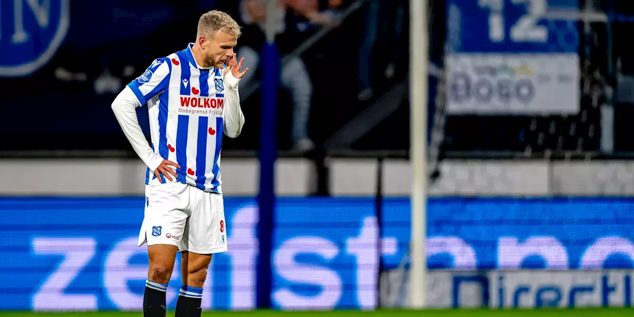 Heerenveen Aanvoerder Verlaat Na Wedstrijd, Verontwaardigd Over Publiek En Spelers