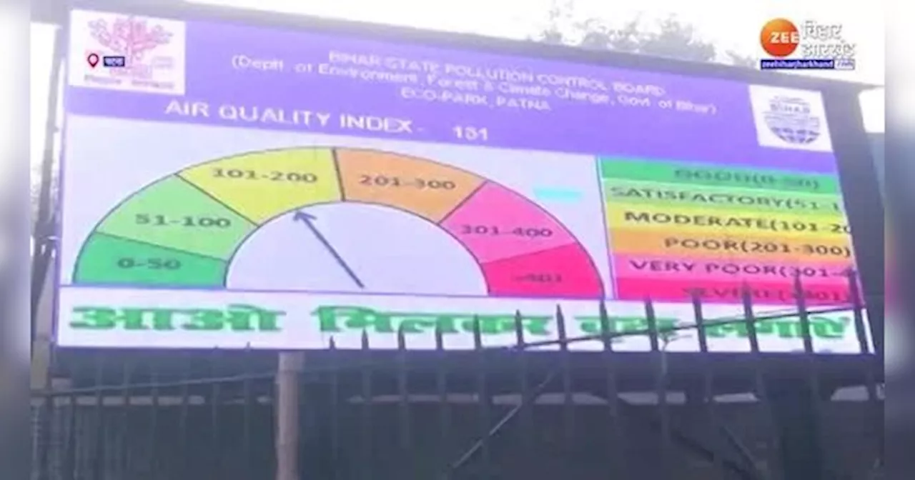 Bihar Air Pollution: पटना की वायु गुणवत्ता में हो हुआ सुधार, AQI 200 के नीचे