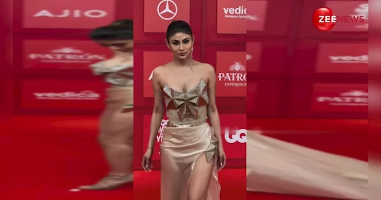 OMG! बंगाली ब्यूटी Mouni Roy का शिमरी टॉप और स्लिट कट स्कर्ट लुक लगेगा कातिलाना, वीडियो हुआ VIRAL