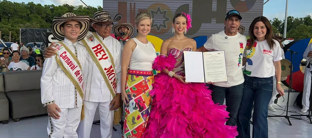 Con decreto real, la Reina Tatiana ordena y manda en el Carnaval de Barranquilla