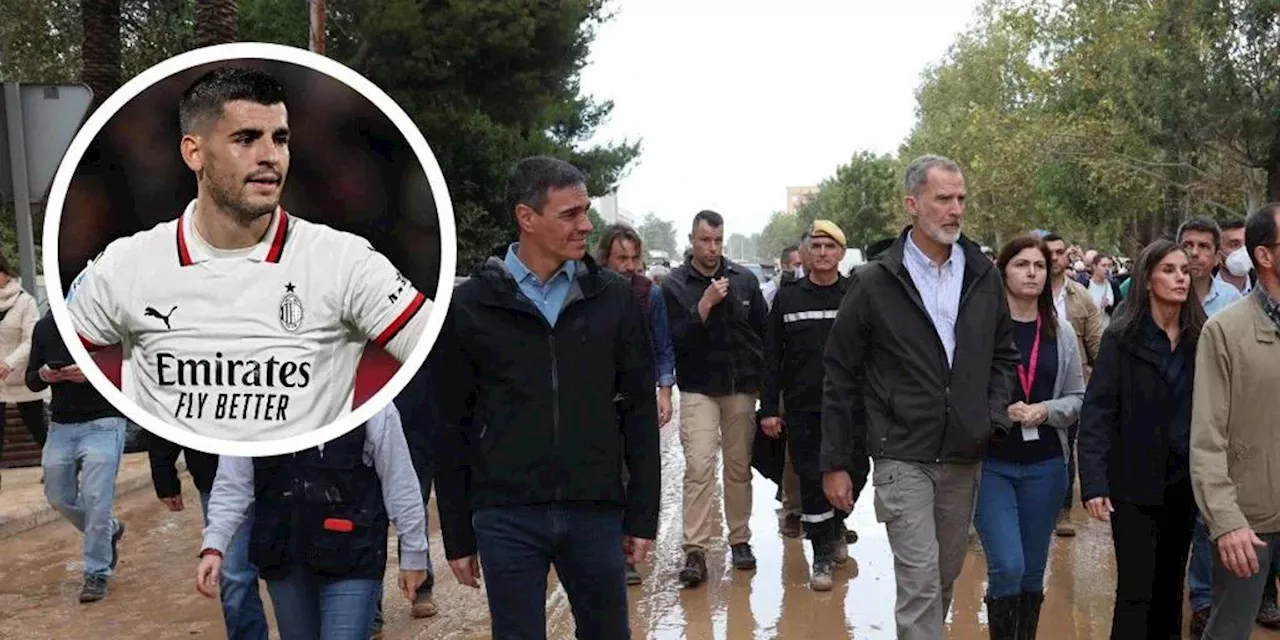 Álvaro Morata dice lo que muchos piensan sobre la visita de Pedro Sánchez a Valencia: «El único servidor pú...