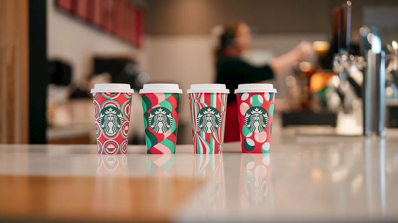 Starbucks reveals new red holiday cups, plus seasonal menu returns Nov. 7