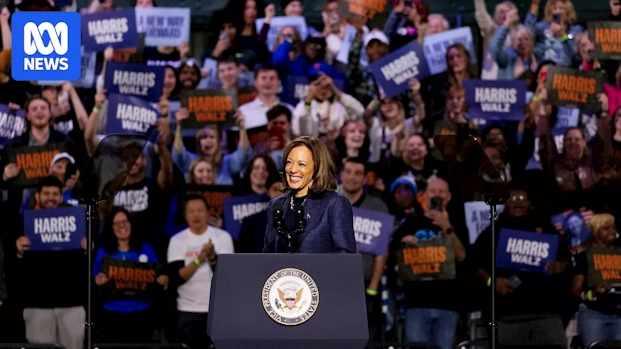 US election live: Harris says Democrats have 'momentum' as Trump repeats 'criminal migrants' line