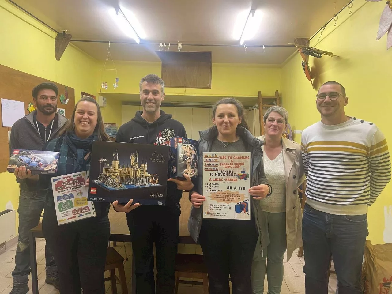 Pour financer les sorties, ils proposent un 'vide ta chambre' et une exposition Lego en Sarthe