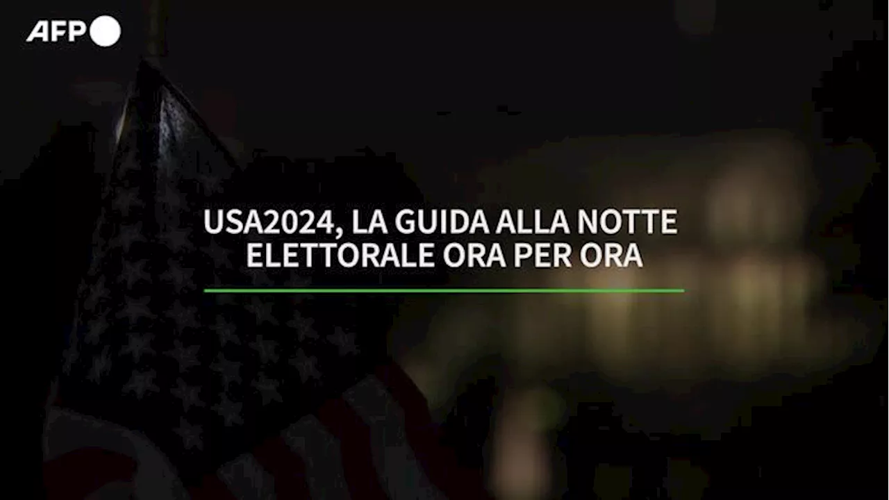 Usa2024, la guida alla notte elettorale ora per ora