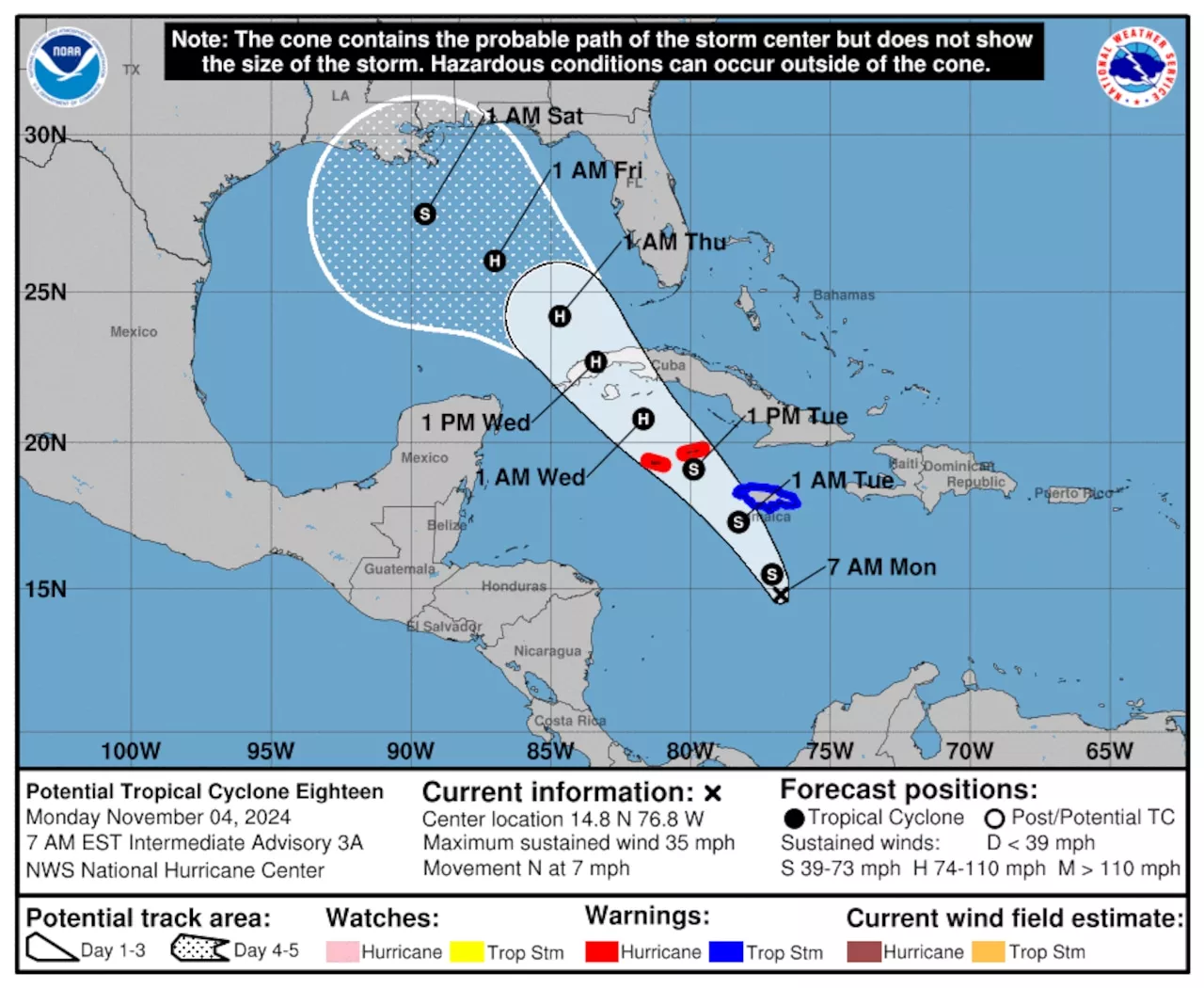 Tropical storm headed for Gulf: Here’s the latest track