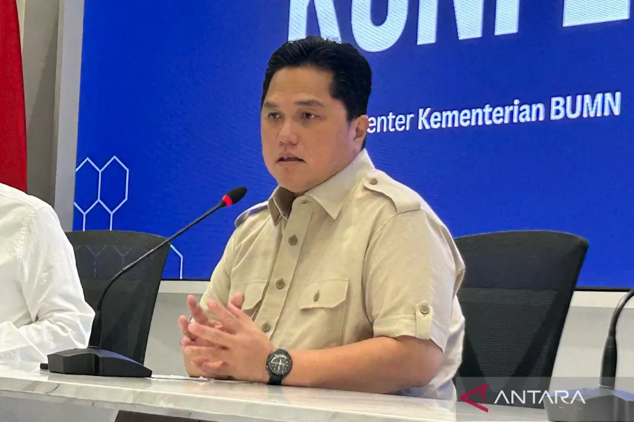 Erick Thohir sebut hanya tujuh BUMN yang masih rugi