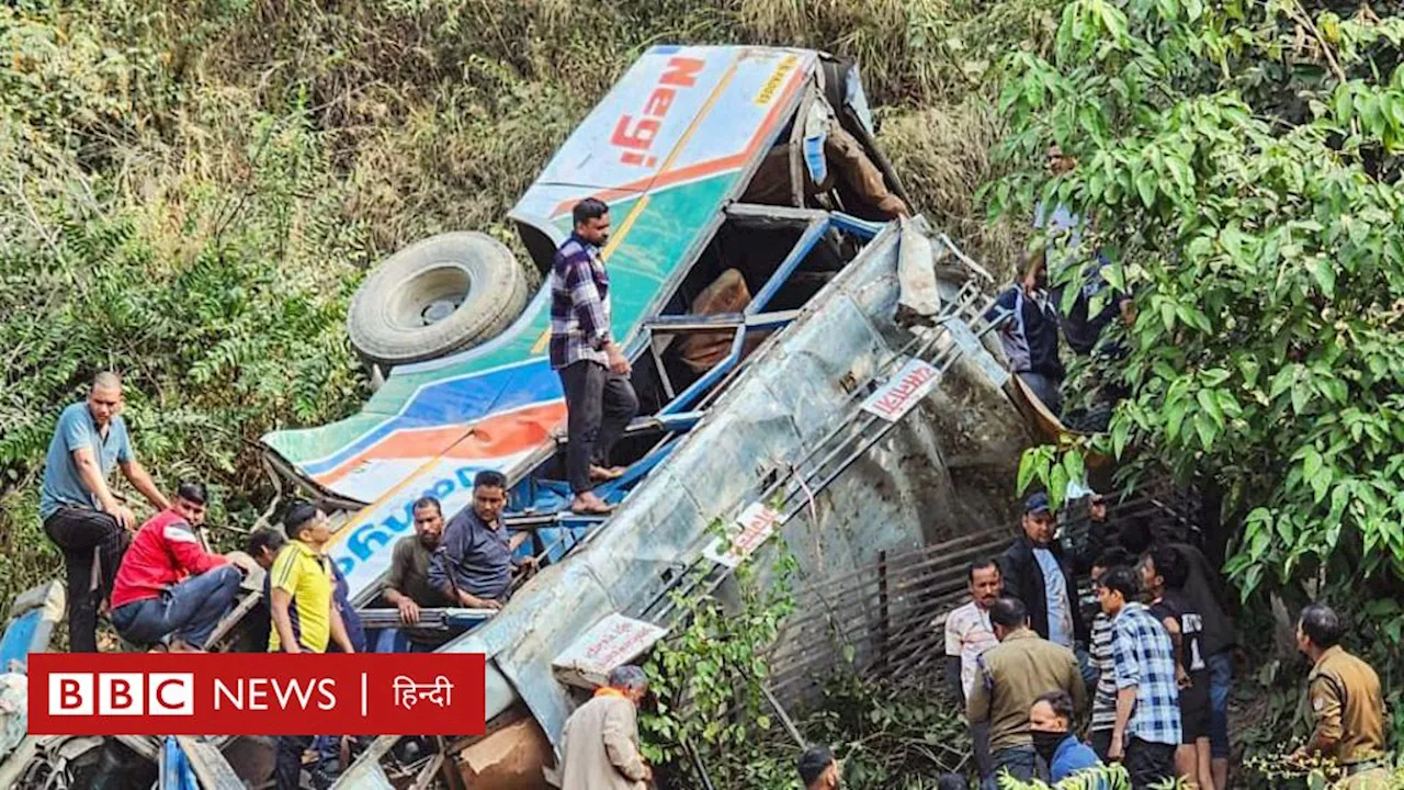 उत्तराखंड के अल्मोड़ा में यात्रियों से भरी बस खाई में गिरी, 36 लोगों की मौत