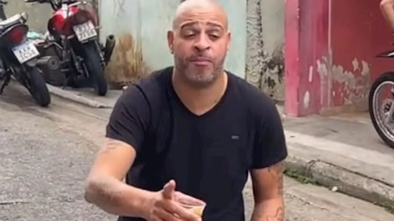 Video aufgetaucht: Ex-Brasilien-Star Adriano betrunken auf der Straße