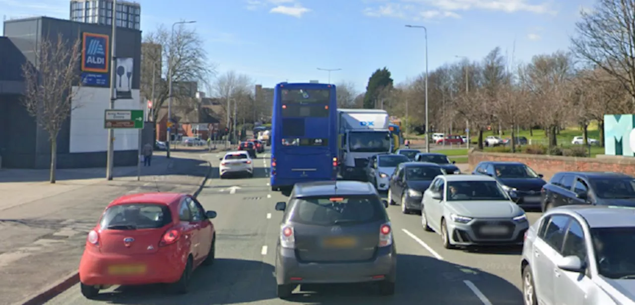 Heavy Monday morning traffic around Ringway and London Road in Preston after crash