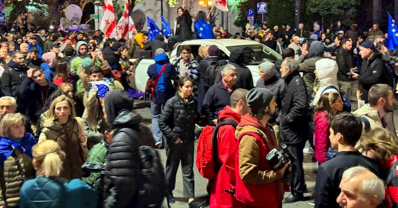 Tausende protestieren in Georgien gegen Wahlergebnis