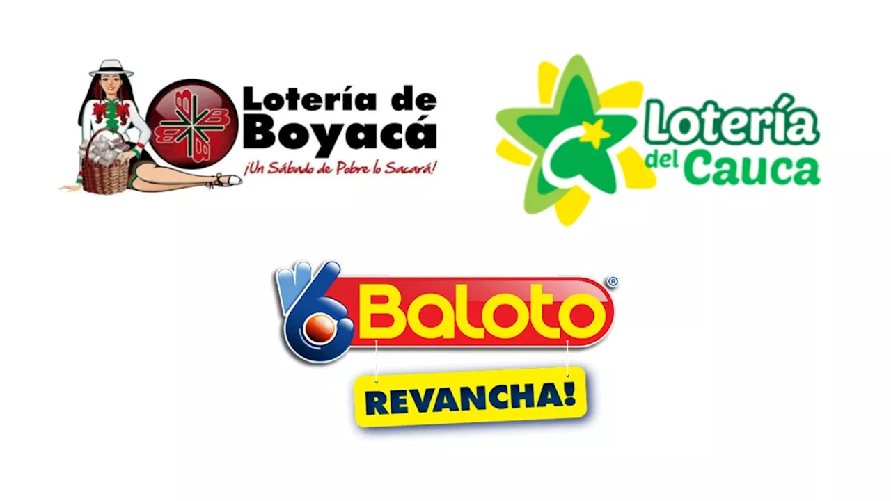 Lotería de Boyacá, Cauca y Baloto: resultados sorteos del 2 de noviembre de 2024