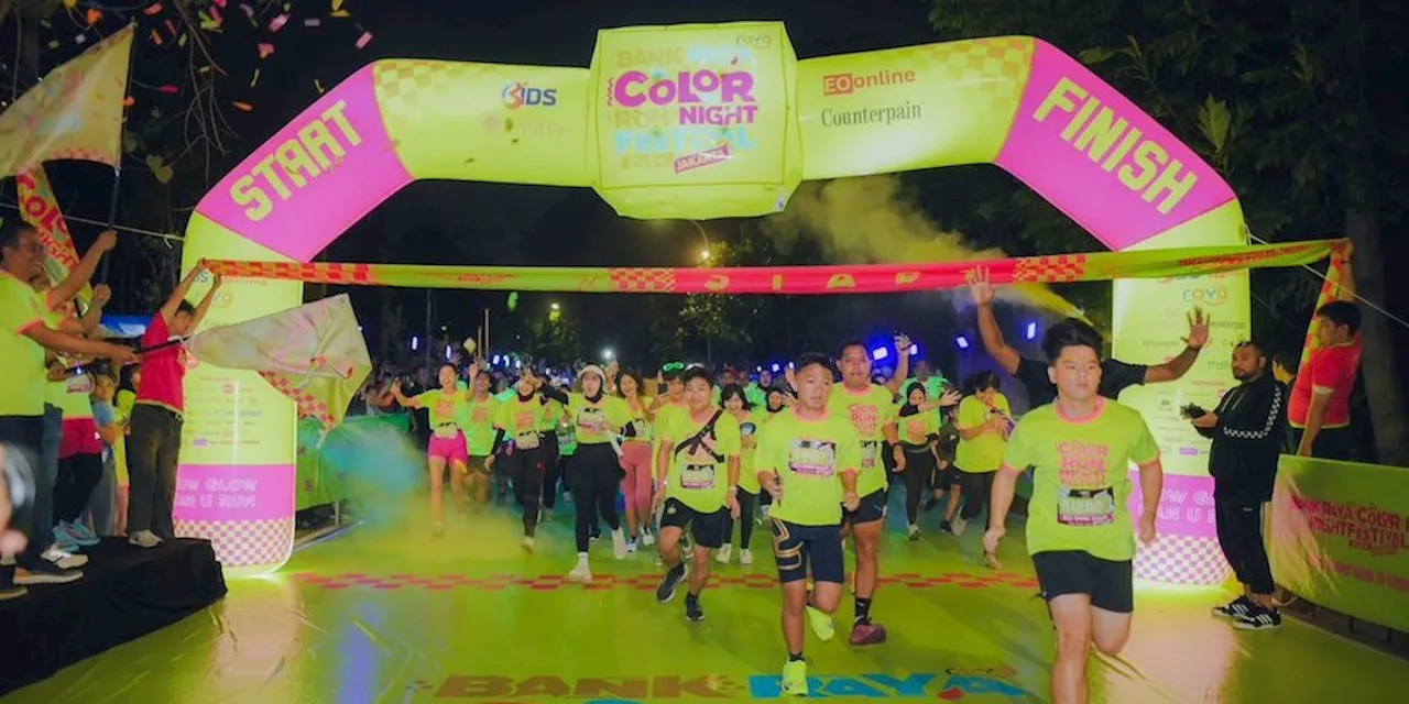 Bank Raya Color Run Night Festival 2024 Jakarta: How Glow Can You Run?