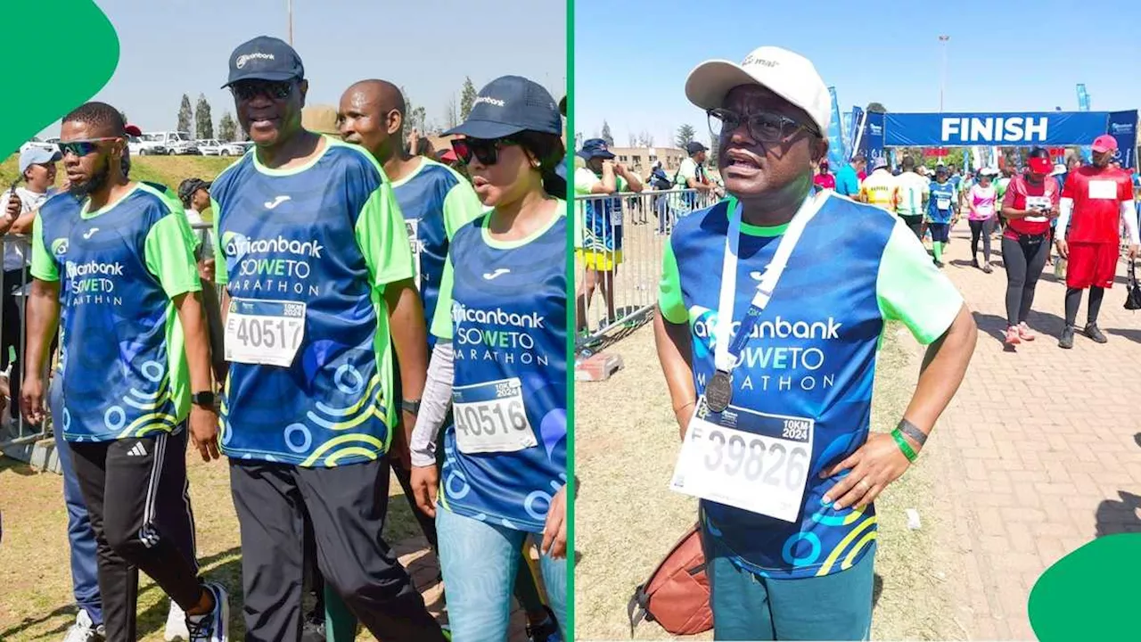 Deputy President Paul Mashatile, Johannesburg Mayor Dada Morero Complete 10kms in Soweto Marathon