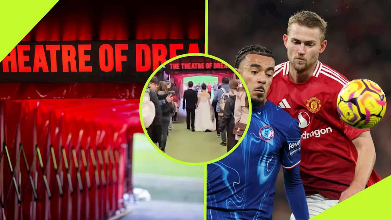 Heartwarming Video Captures Couple's Wedding at Manchester United's Iconic Old Trafford Stadium