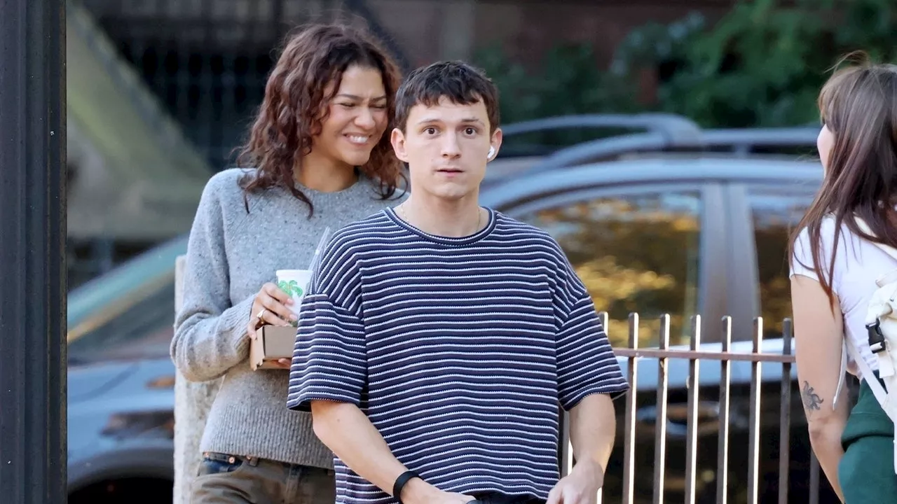 Zendaya And Tom Holland Go Full Boxy ’Fit Mode