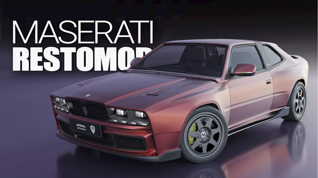 Maserati Biturbo Shamal Restomod Combines 80s Italian Flair With 21st-Century Speed