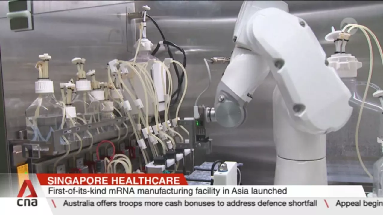 Singapore launches Asia's first automated mRNA manufacturing facility