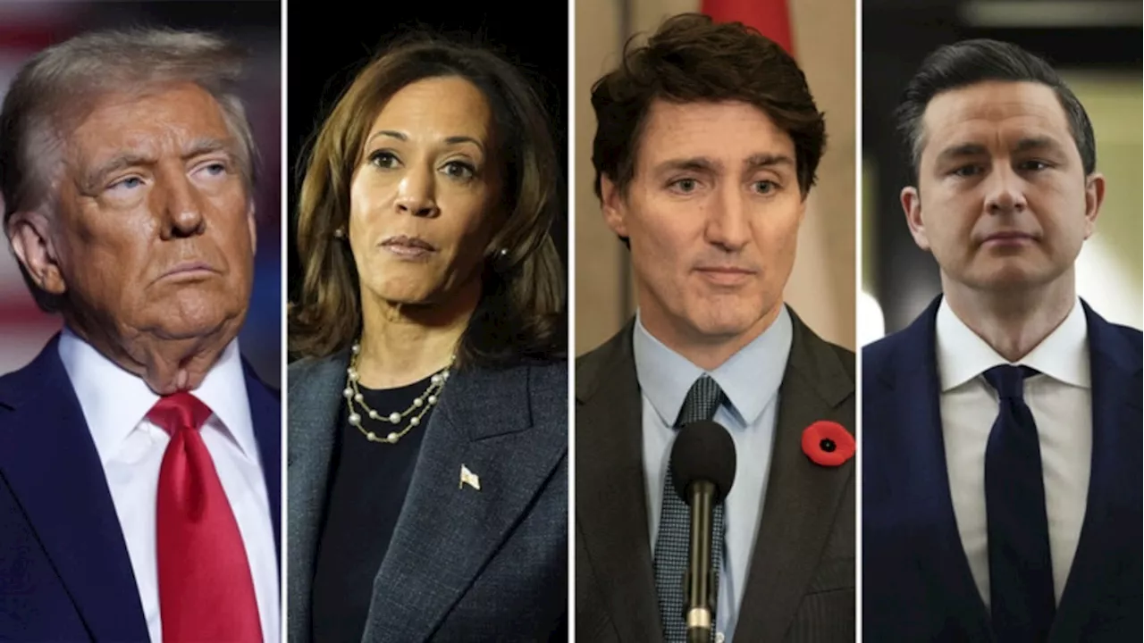 Canadians prefer Trudeau work with Harris, Poilievre with Trump: Angus Reid