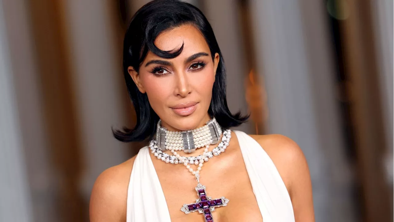 Kim Kardashian gives Diana's famed crucifix necklace its first public outing