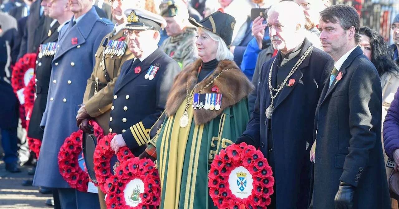 Details revealed for Stirling's Remembrance Sunday service