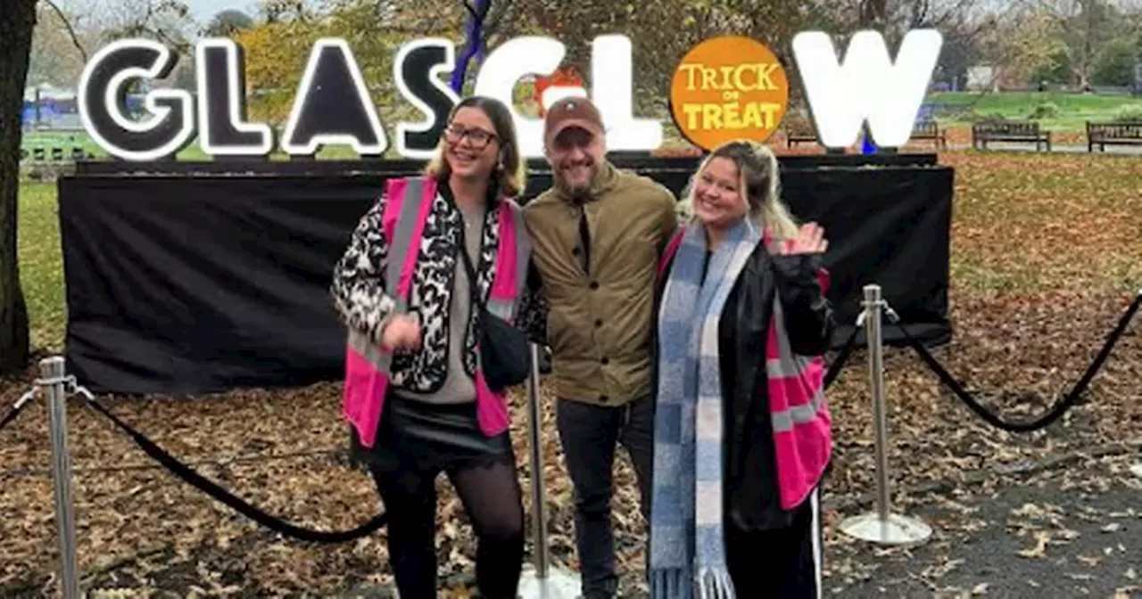 James McAvoy spotted attending GlasGLOW at Botanic Gardens