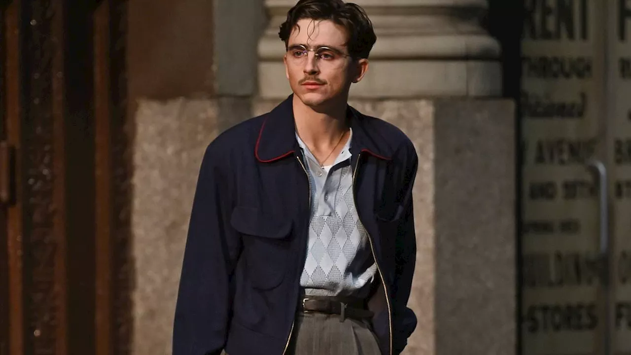 Timothee Chalamet continues throwing himself into character as he films Marty Supreme in NYC