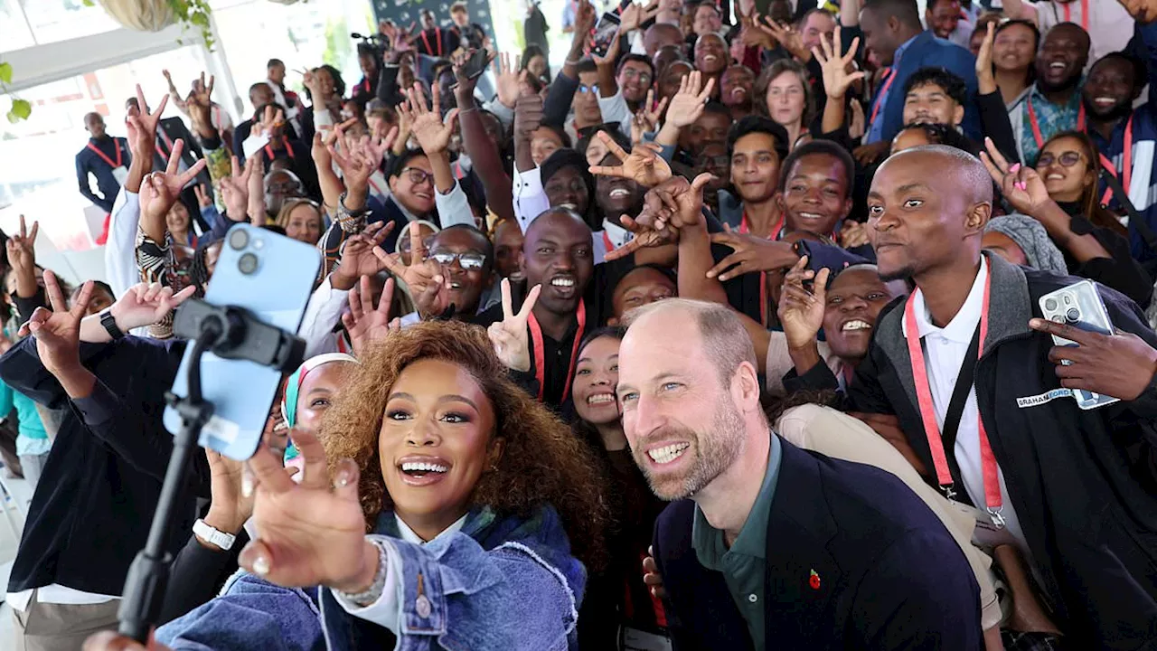 Prince William's issues inspiring message to young environmentalists ahead of Earthshot Prize awards...