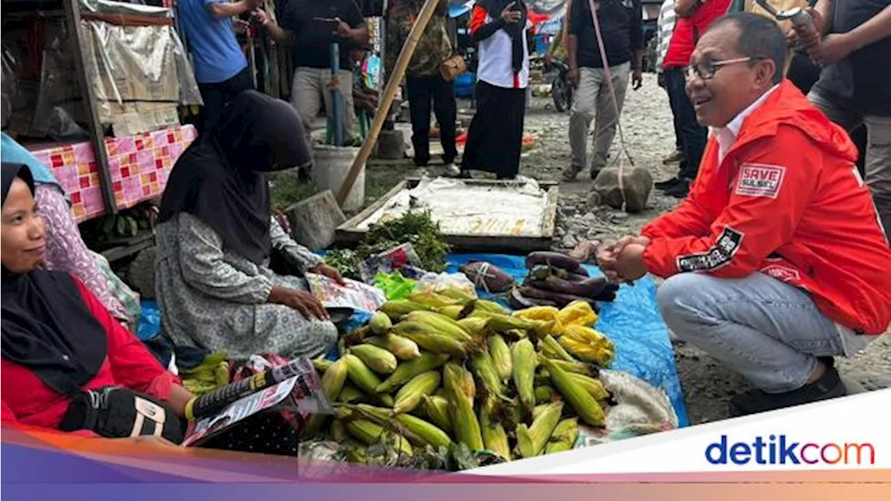 Disapa Danny, Pedagang di Pasar Rakyat Bone-Bone Curhat Kurang Pembeli