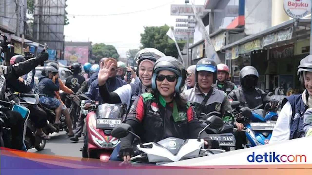 Kisah Nina, Driver Ojol Wanita dan Pilihannya di Pilkada Garut