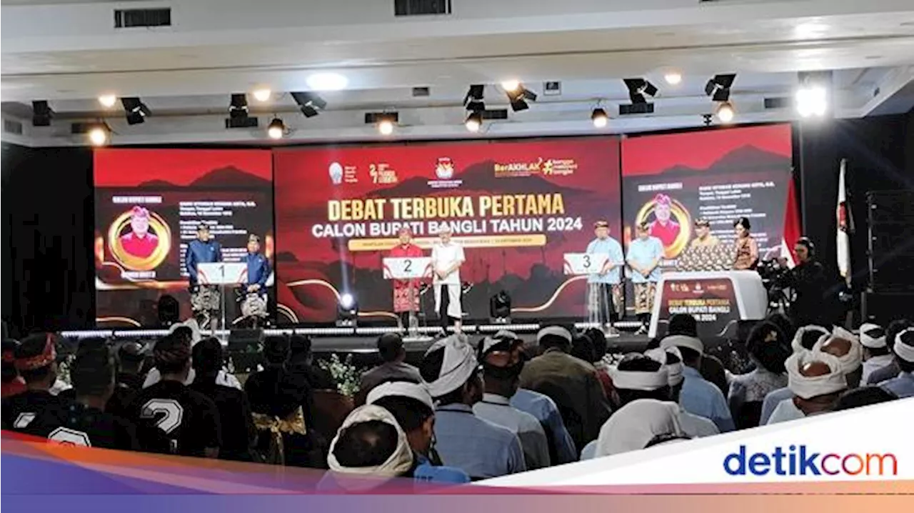 Tiga Cawabup Adu Gagasan dalam Debat Kedua Pilbup Bangli Besok Malam