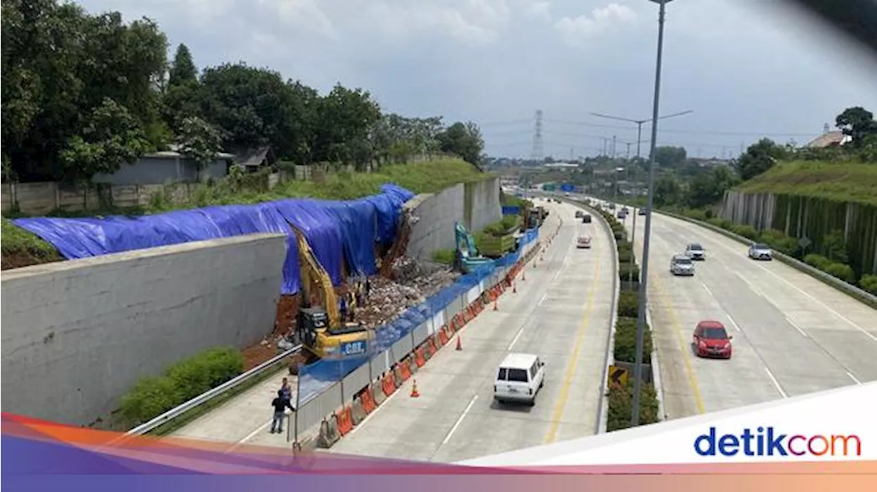 Tembok Penyangga Tol Serpong-Cinere Ambruk, Begini Kondisi Terbarunya