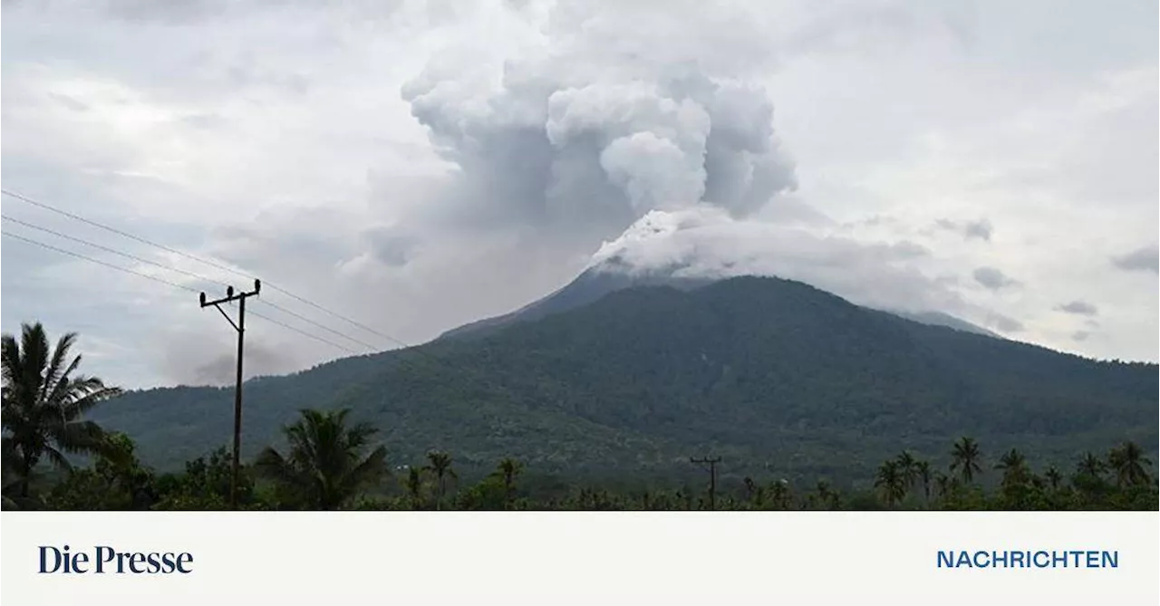 Mindestens zehn Tote nach Vulkanausbruch in Indonesien