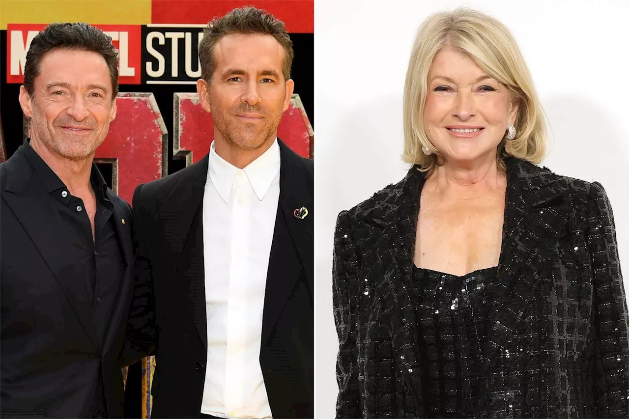 Hugh Jackman joins Martha Stewart in teasing Ryan Reynolds: 'Finally someone says it'