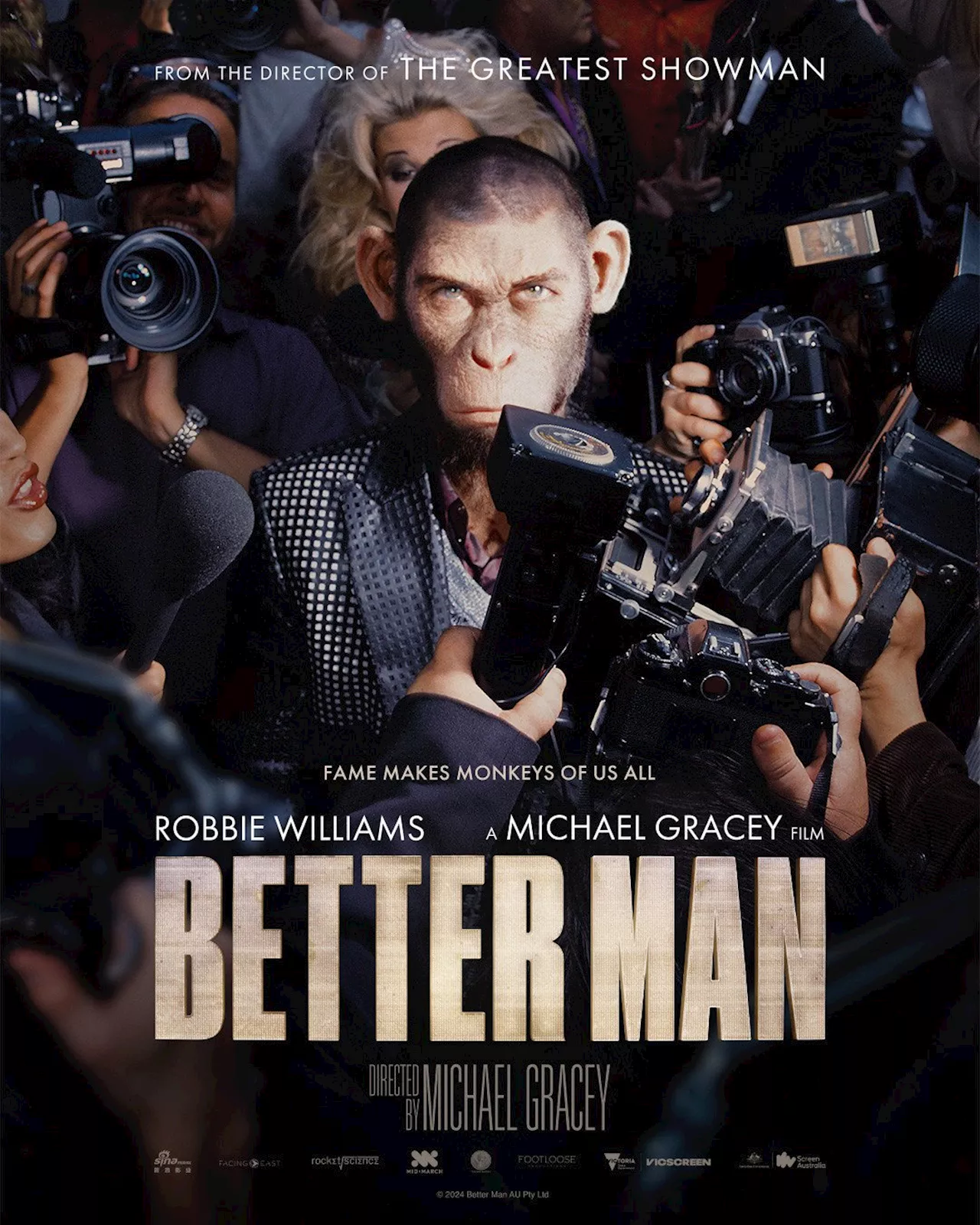 Die Filmstarts-Kritik zu Better Man - Die Robbie Williams Story