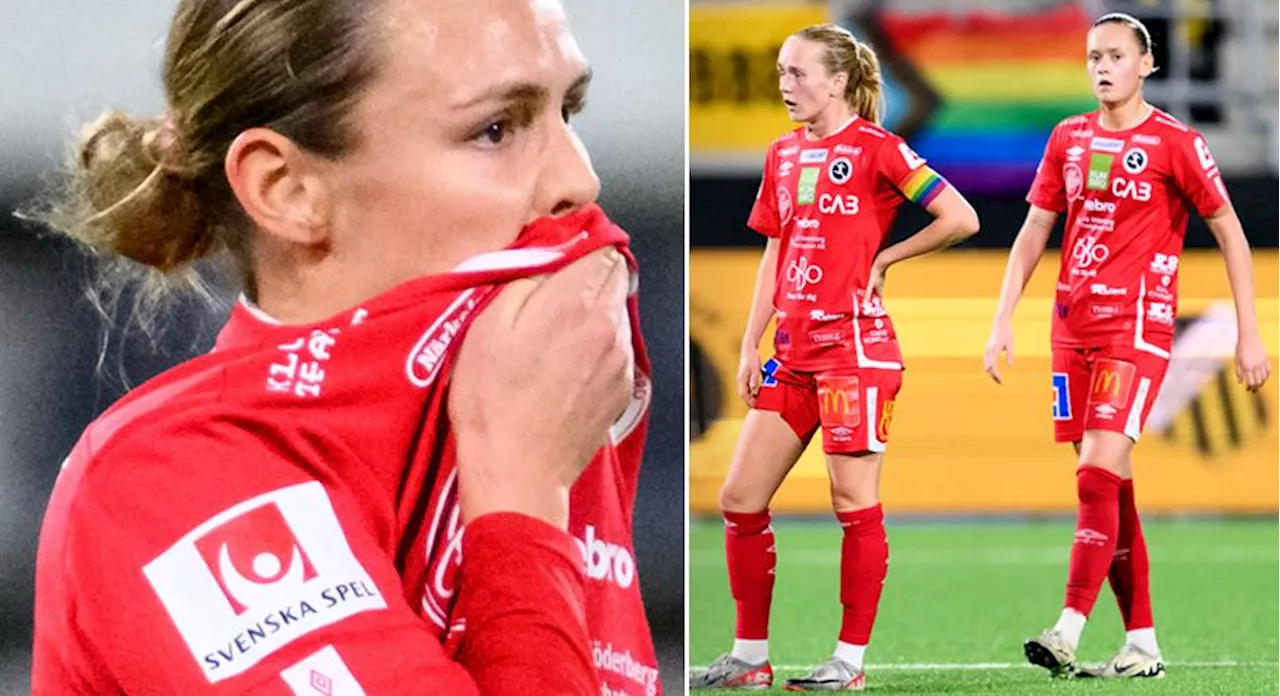 Kif Örebro ur damallsvenskan - kördes över i måstematch mot Häcken: 'Lider med dem'