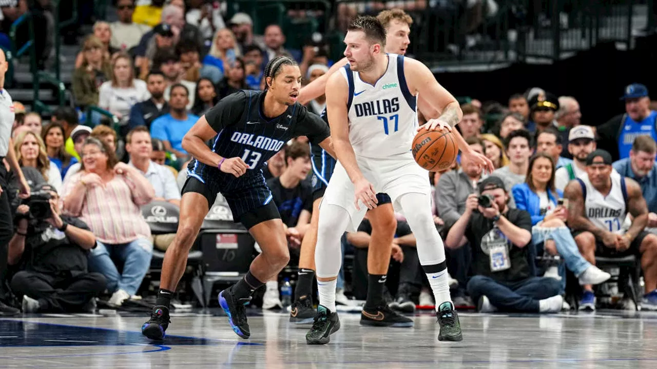 Luka Doncic scores 32 points, Mavericks overwhelm Banchero-less Magic 108-85