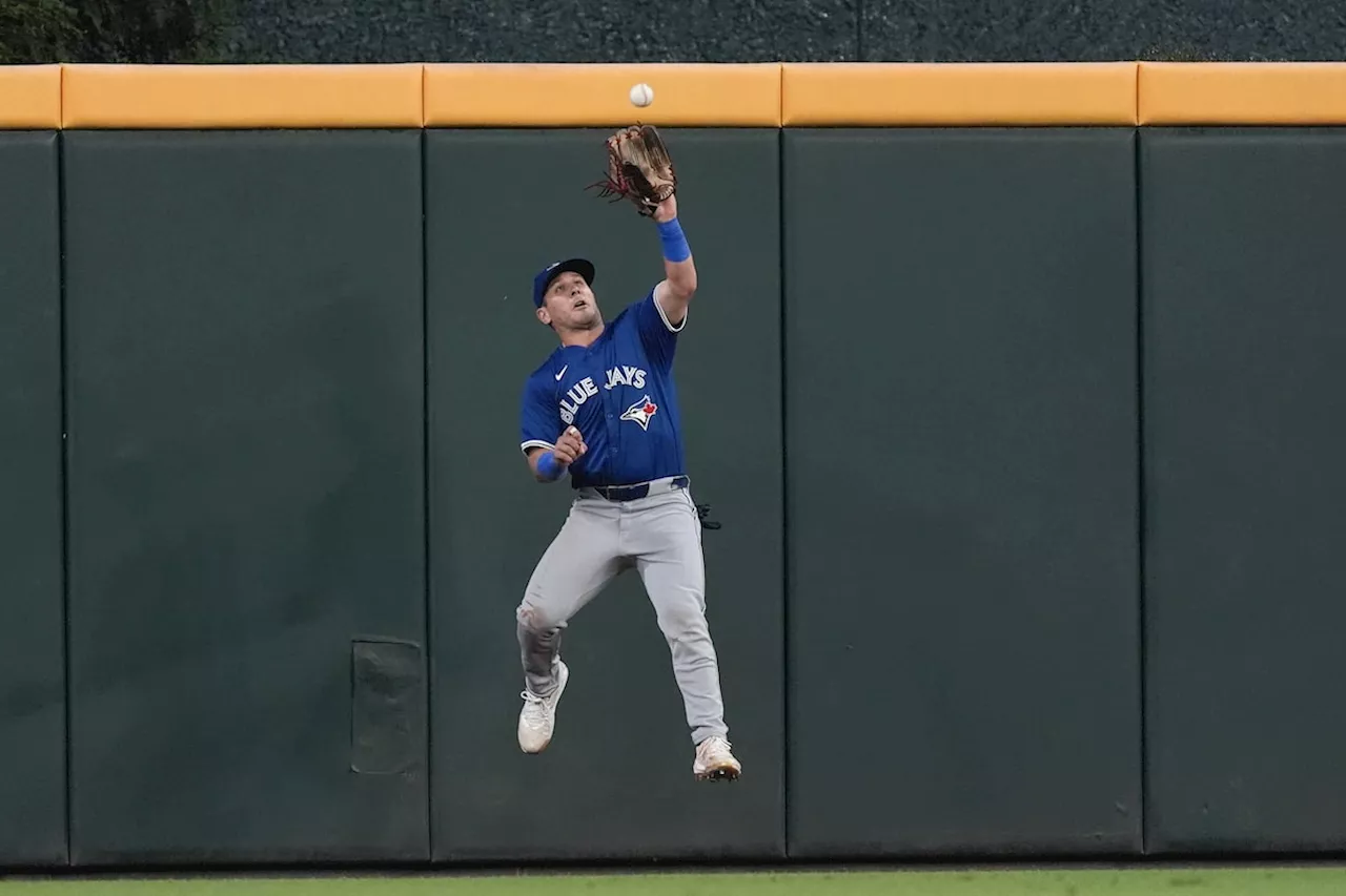 Jays' outfielder Daulton Varsho snags AL Gold Glove Award